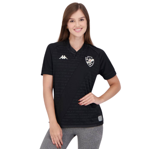 Camisa Feminina Vasco 2024/25 III Preta